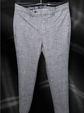 SOLD Calvin Klein Black and Gray Slim Fit Dress Pants